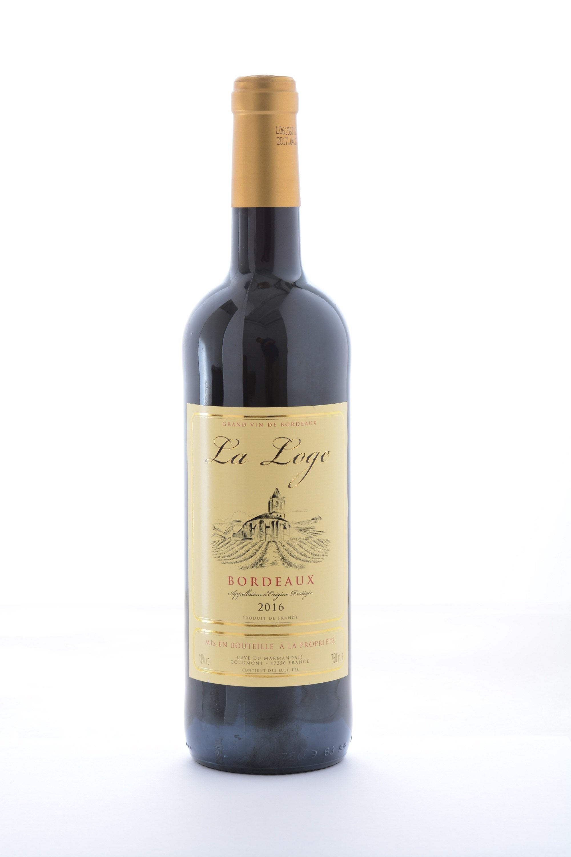 Cave du Marmandais La Loge Bordeaux 2016 - 750 ML