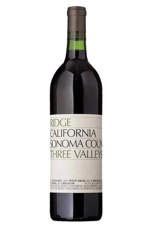 Ridge Three Valleys Sonoma Red Wine 2021 - 750 ML