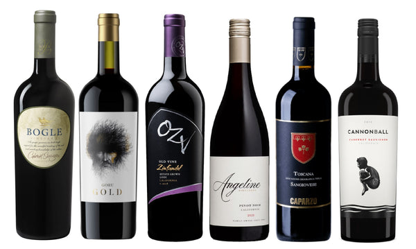 90+ Rated Red Wine Bundle - 6 Bottle Collection