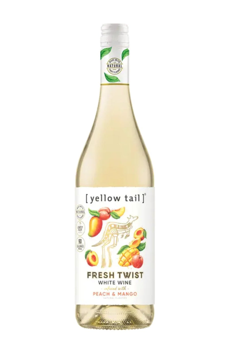 Yellow Tail Fresh Twist White Wine Peach & Mango - 750 ML