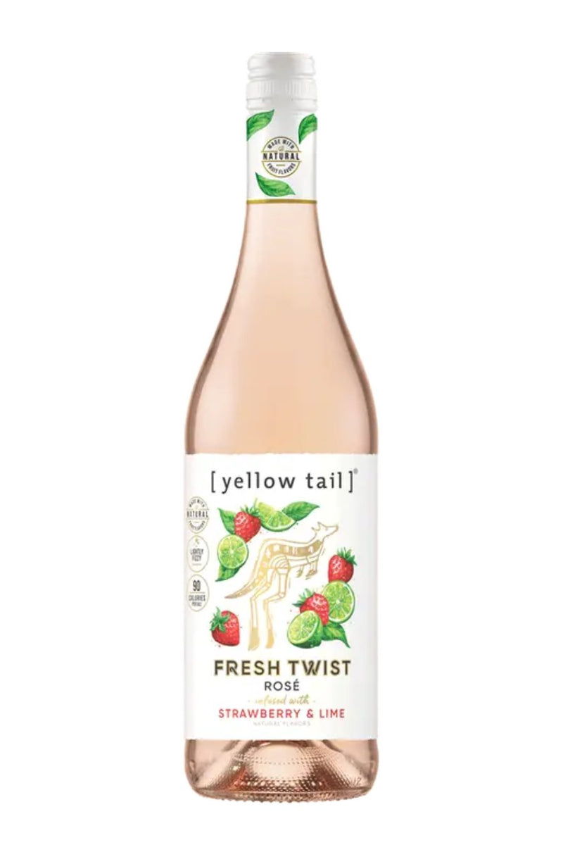 Yellow Tail Fresh Twist White Wine Strawberry & Lime - 750 ML