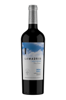 Lamadrid Single Vineyard Terroir Selection Malbec DOC bottle on white