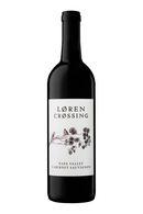 Loren Crossing Napa Valley Cabernet Sauvignon bottle on white