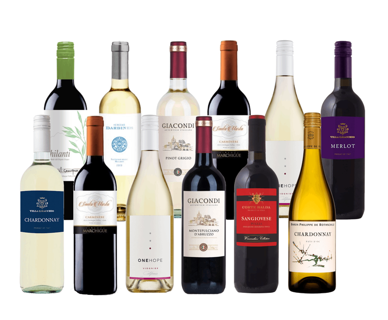 Wine Case Special - 12 Bottle Wine Pack Deal