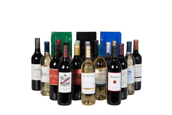 Groupon - Holiday 18 Pack Wine + 3 Holiday Gift Bags - Wine on Sale