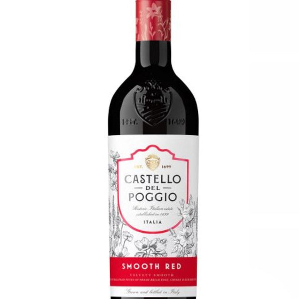 Vino del Poggio 赤ワイン 2018 13.5％vol 5本セット Castello Del Poggio Smooth Red - 750 ML