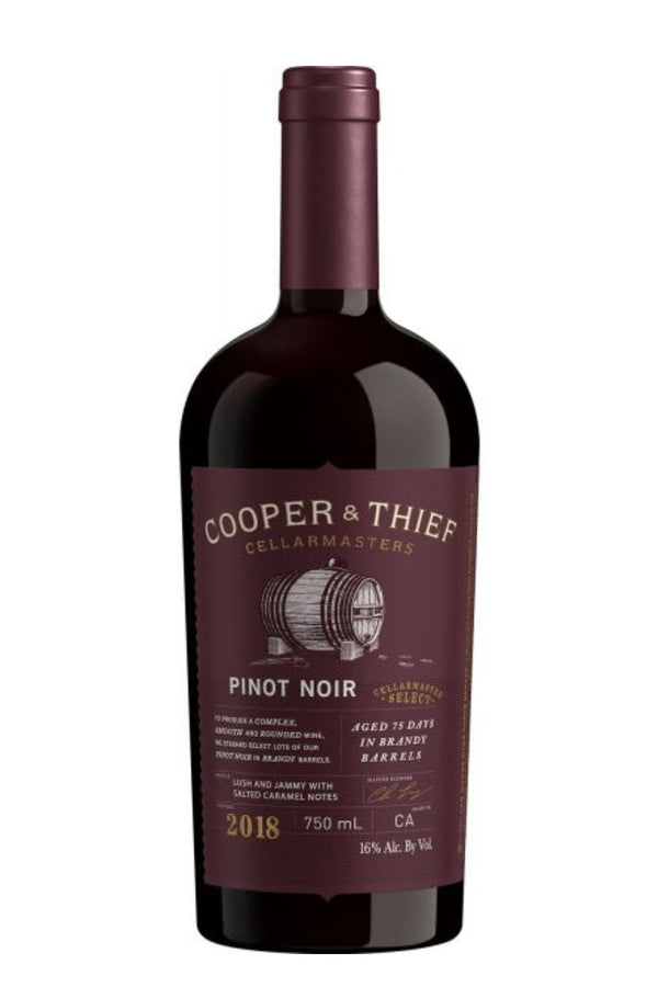 Cooper & Thief Pinot Noir (Aged in Brandy Barrels) 2021 - 750 ML