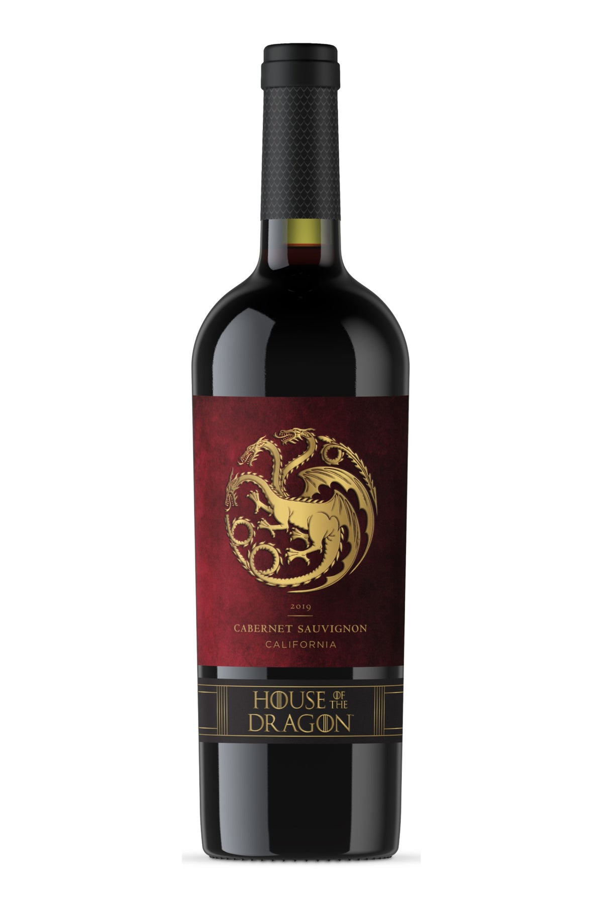 House Of The Dragon Kulturbeutel Aus Polyester – Schwarz/rot, 26 Cm – Offizielles Game Of Thrones Merch