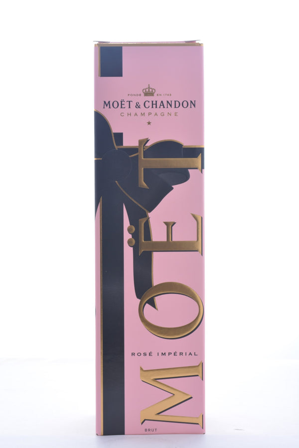 Moet & Chandon Rose Imperial Brut Champagne w/ Gift Box - 750 ML - Wine on Sale