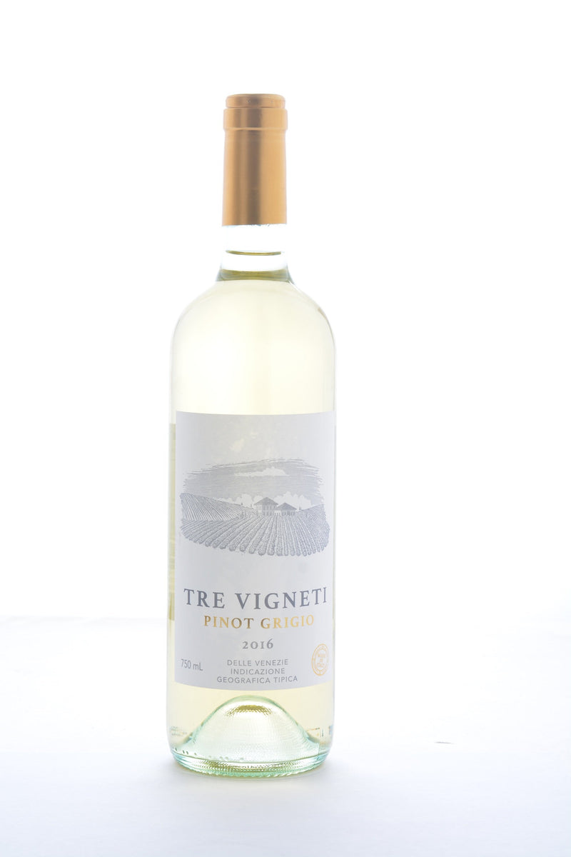 Tre Vigneti Pinot Grigio 2016 - 750 ML - Wine on Sale