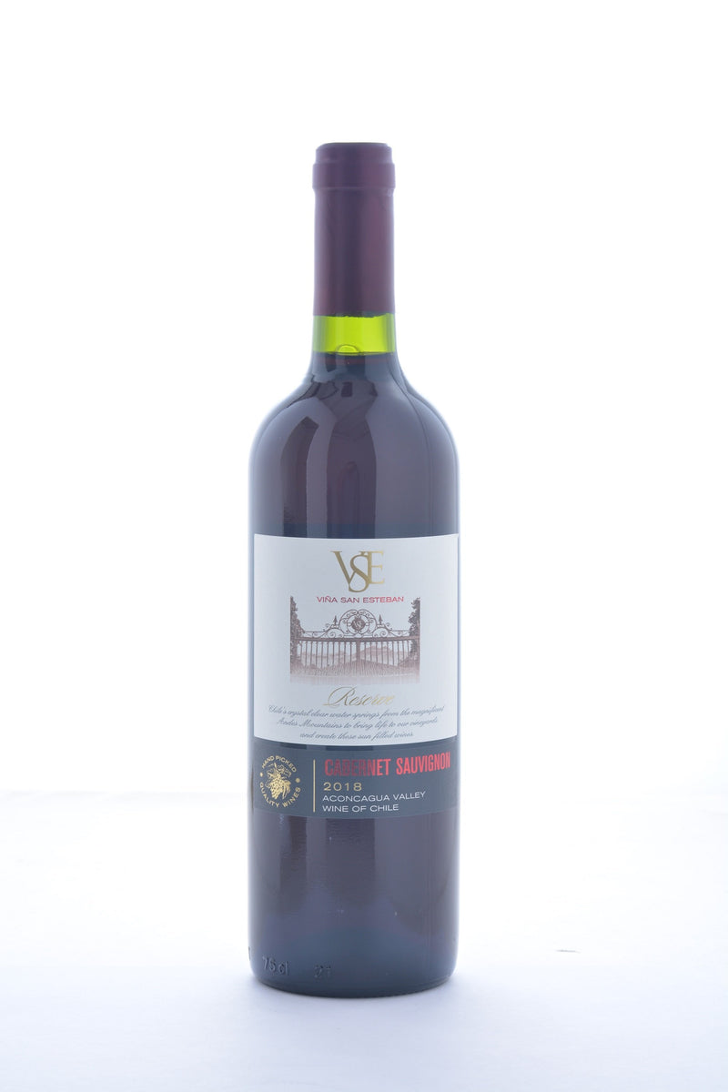 Vina San Esteban Reserve Cabernet Sauvignon 2018 - 750 ML - Wine on Sale