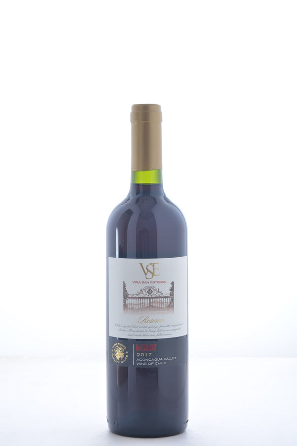 Vina San Esteban Reserve Merlot 2017 - 750 ML - Wine on Sale